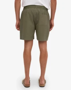 Organic Twill Shorts - Deep Black & Dusty Olive (2-Pack)