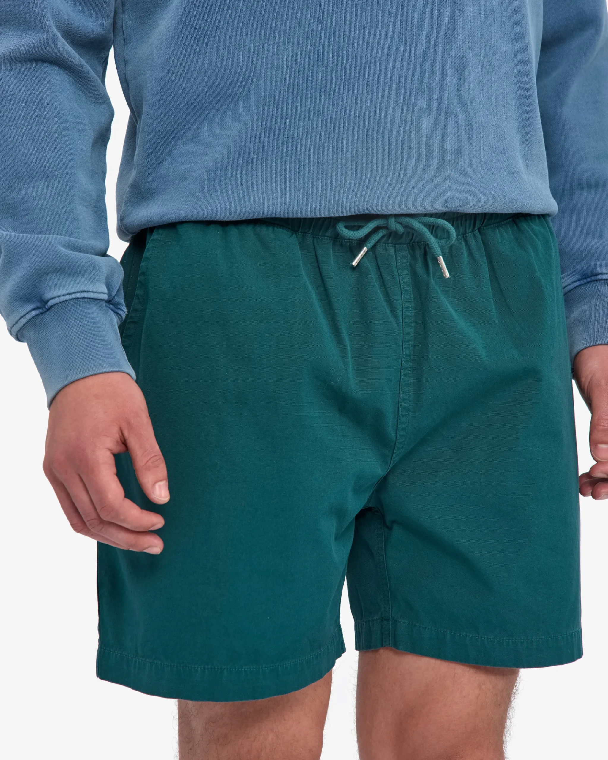 Organic Twill Shorts - Ocean Green