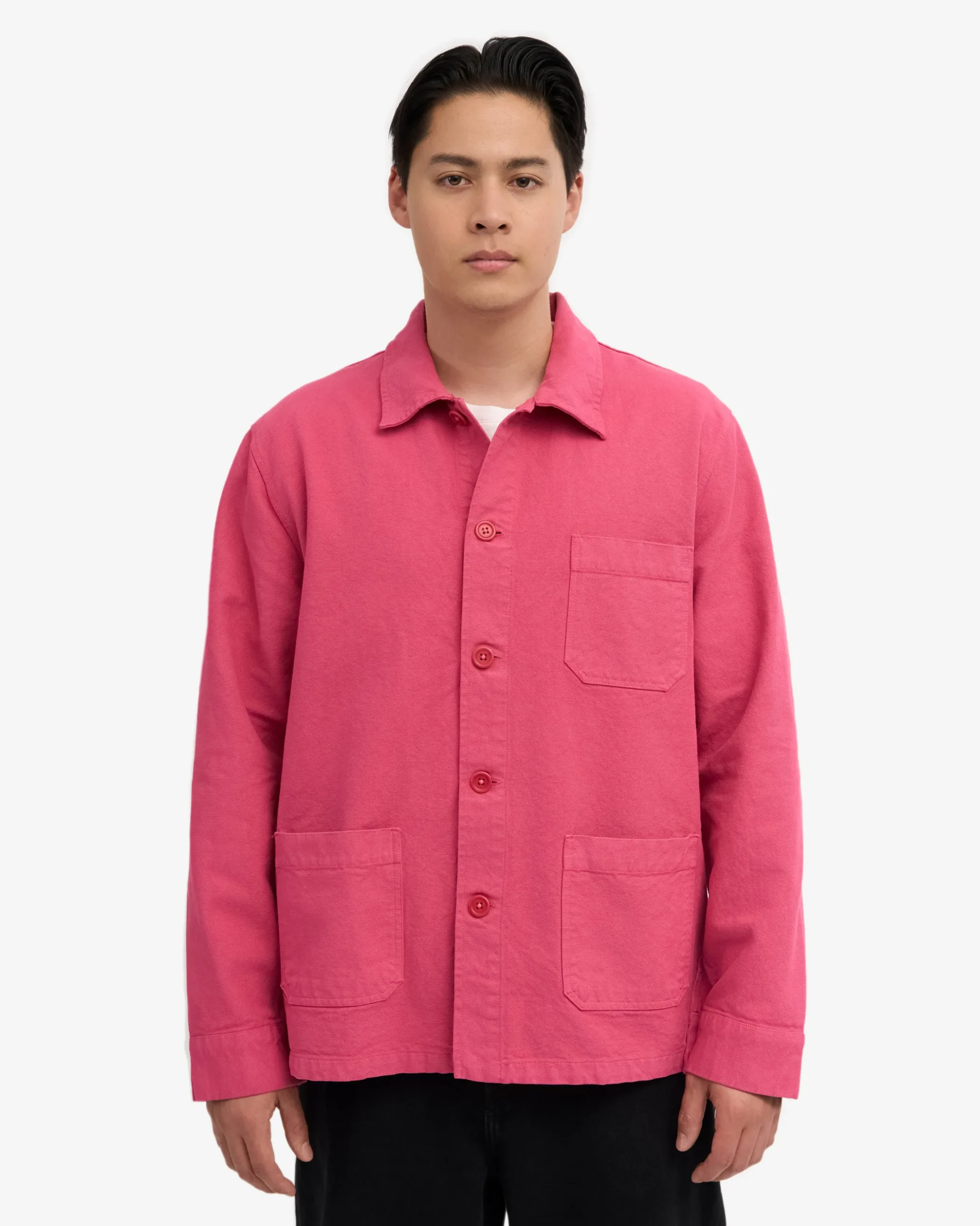 Organic Workwear Jacket - Bubblegum Pink