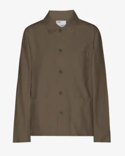 Organic Workwear Jacket - Cedar Brown