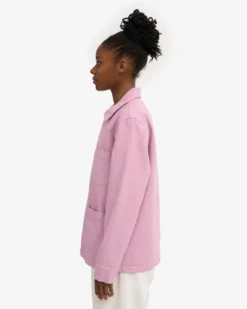 Organic Workwear Jacket - Cherry Blossom