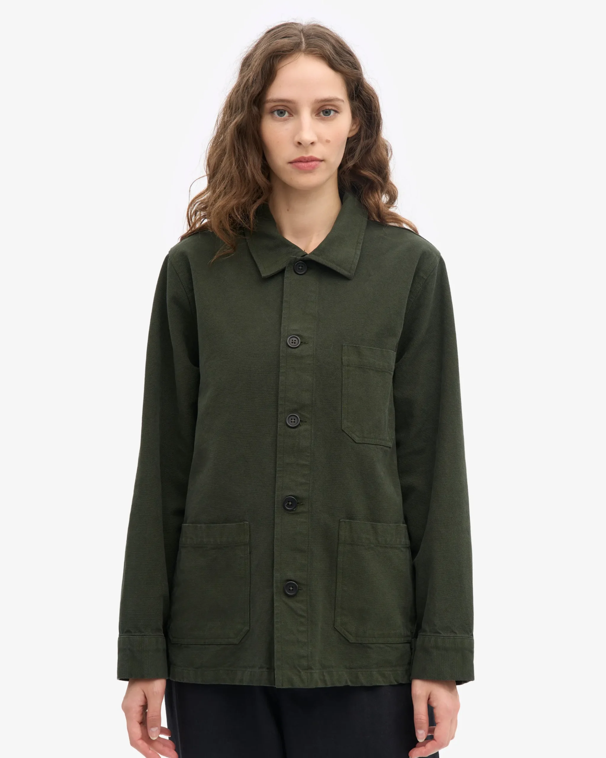 Organic Workwear Jacket - Hunter Green