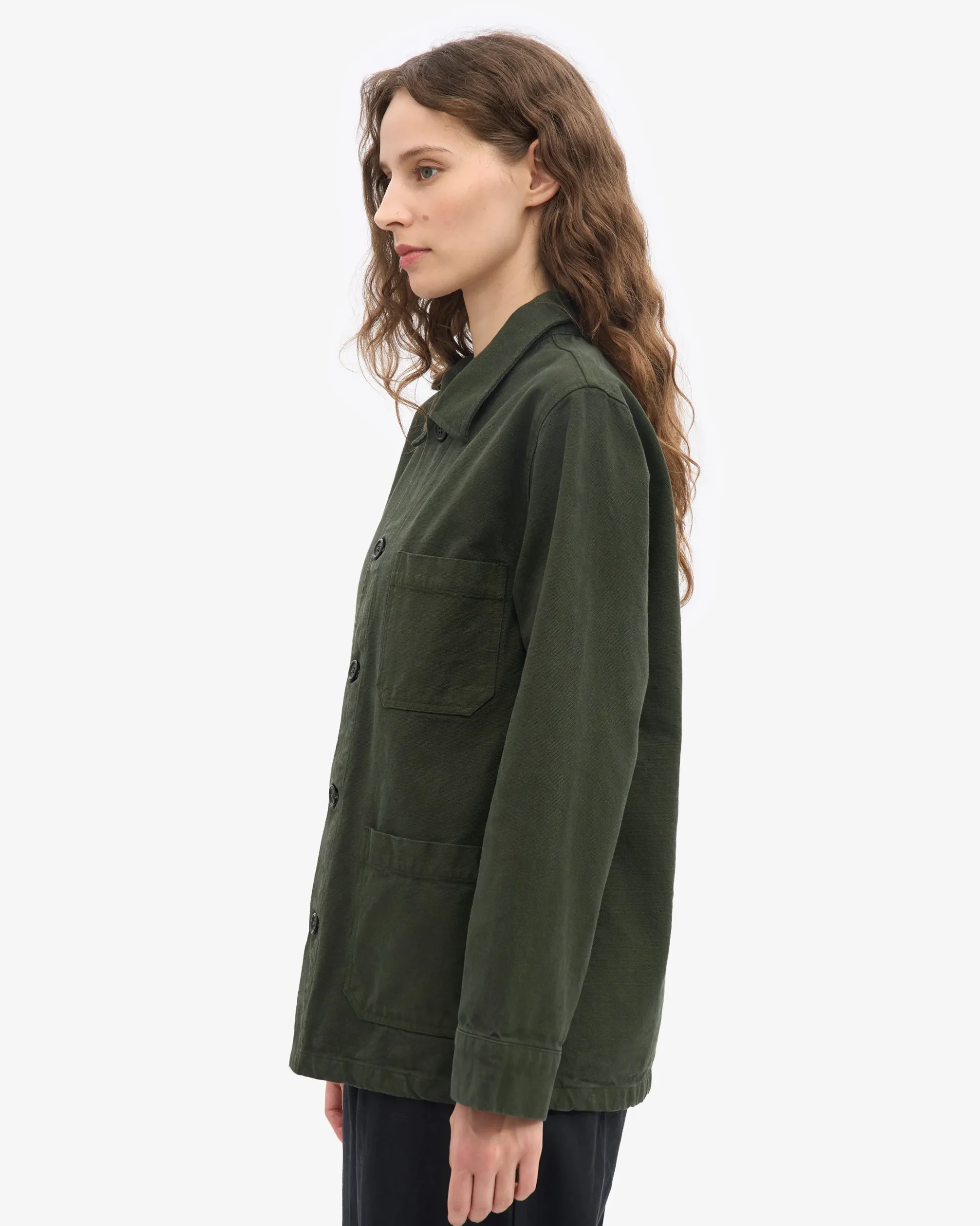 Organic Workwear Jacket - Hunter Green