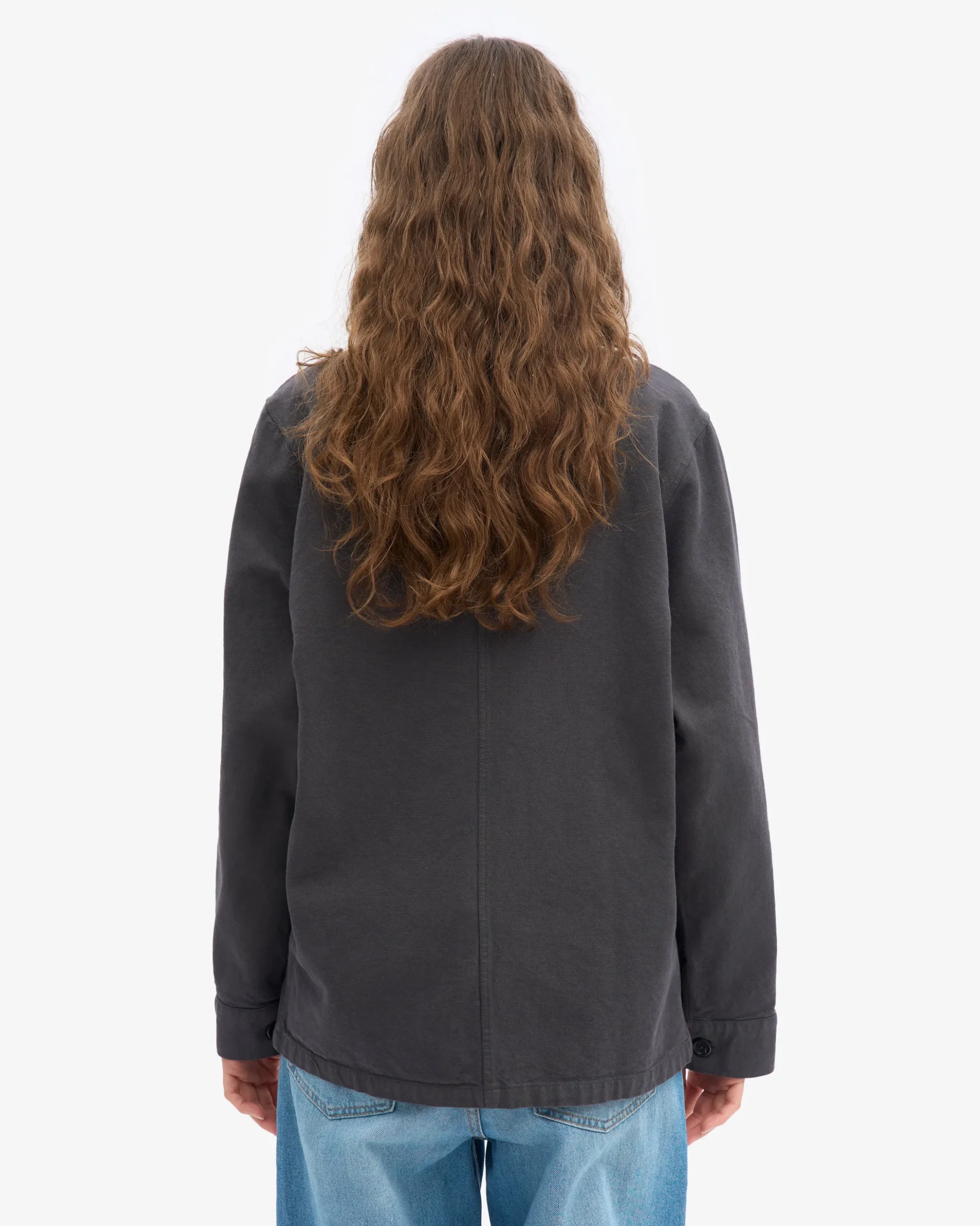 Organic Workwear Jacket - Lava Grey