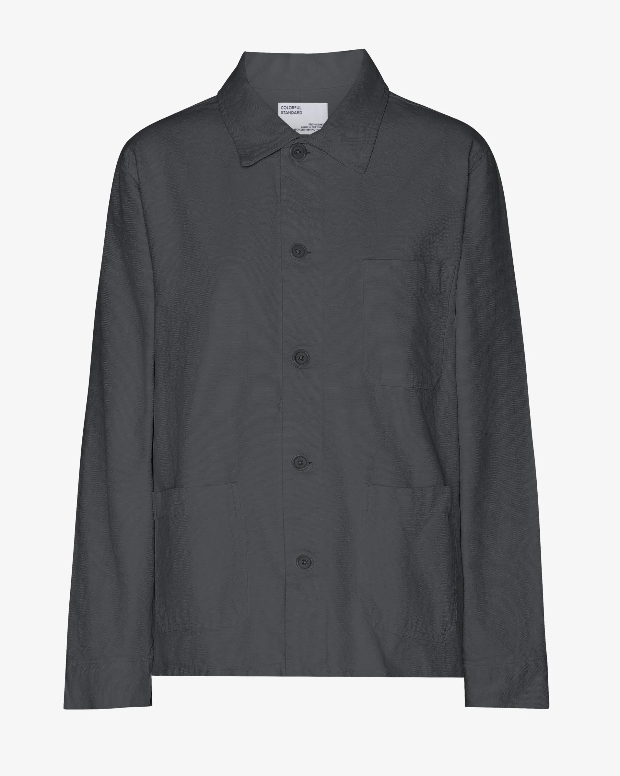 Organic Workwear Jacket - Lava Grey