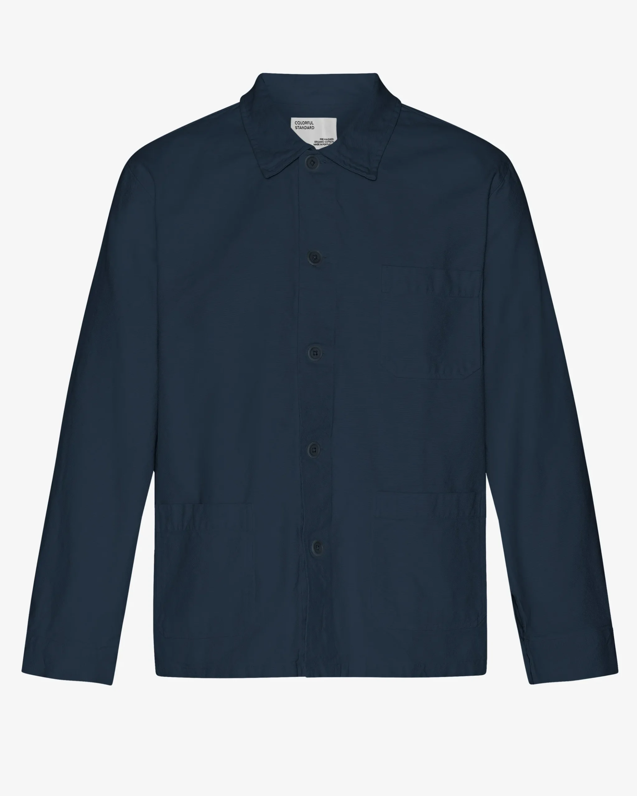 Organic Workwear Jacket - Navy Blue