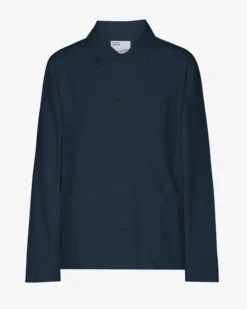 Organic Workwear Jacket - Navy Blue