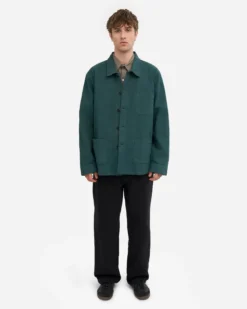 Organic Workwear Jacket - Ocean Green