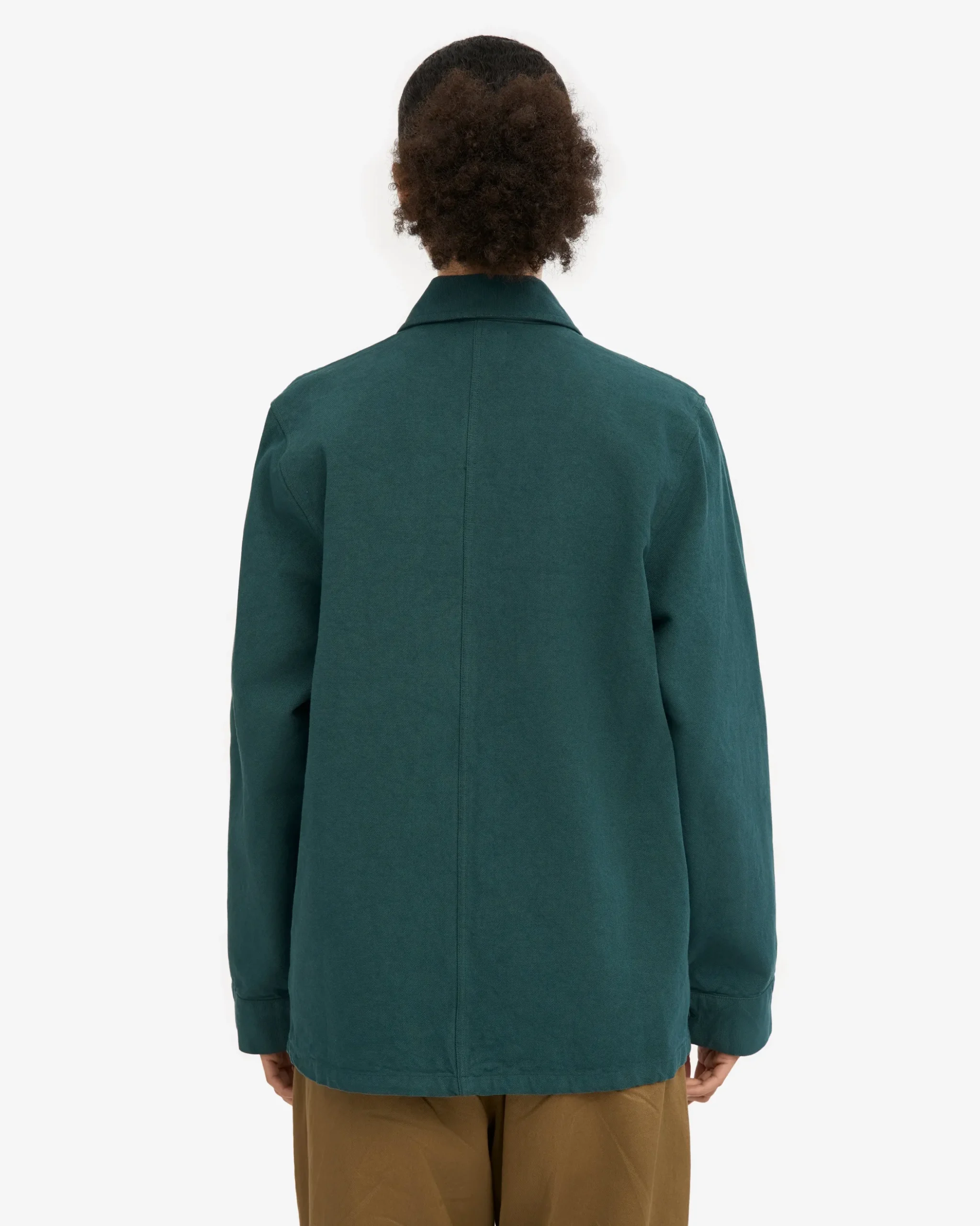 Organic Workwear Jacket - Ocean Green