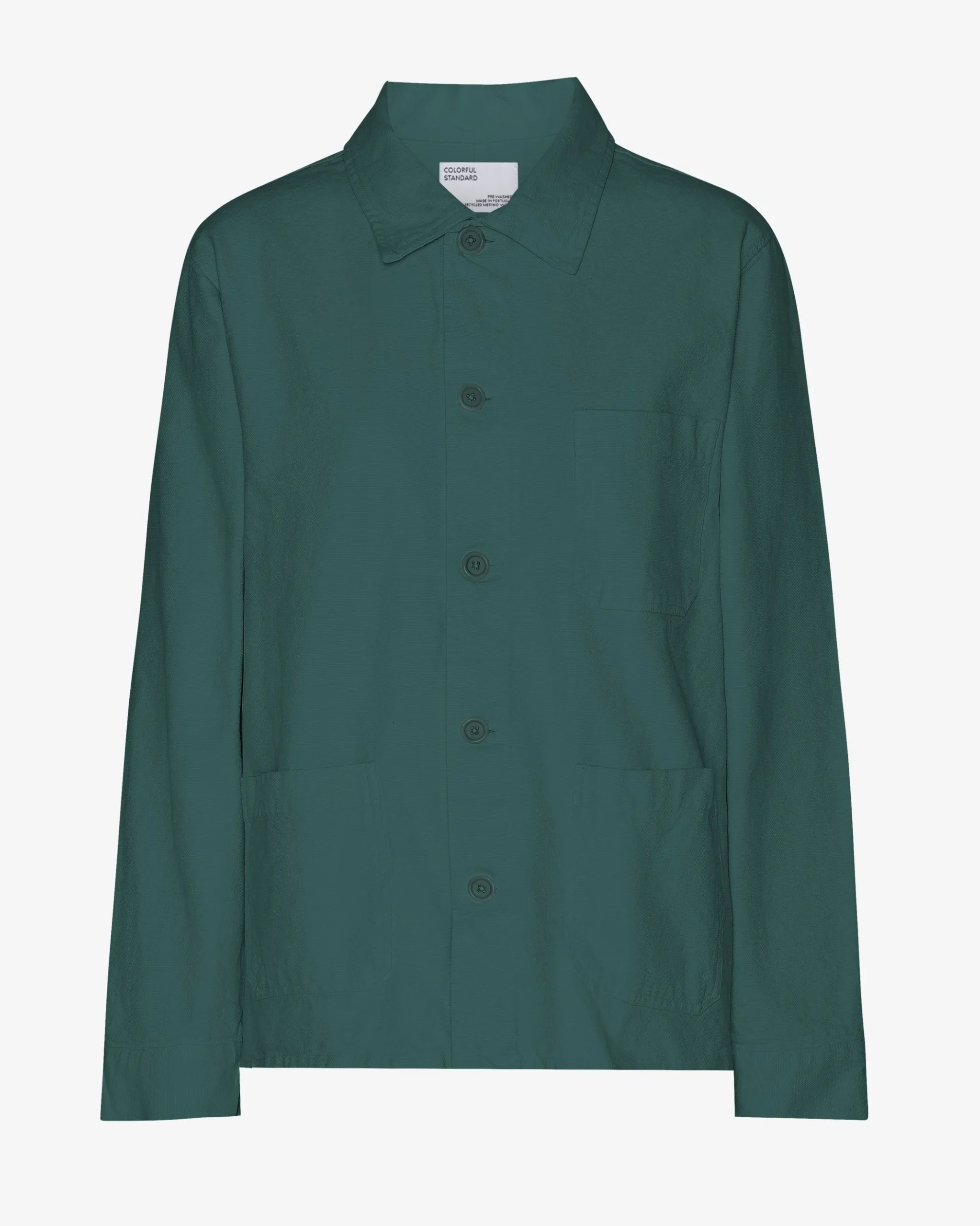 Organic Workwear Jacket - Ocean Green