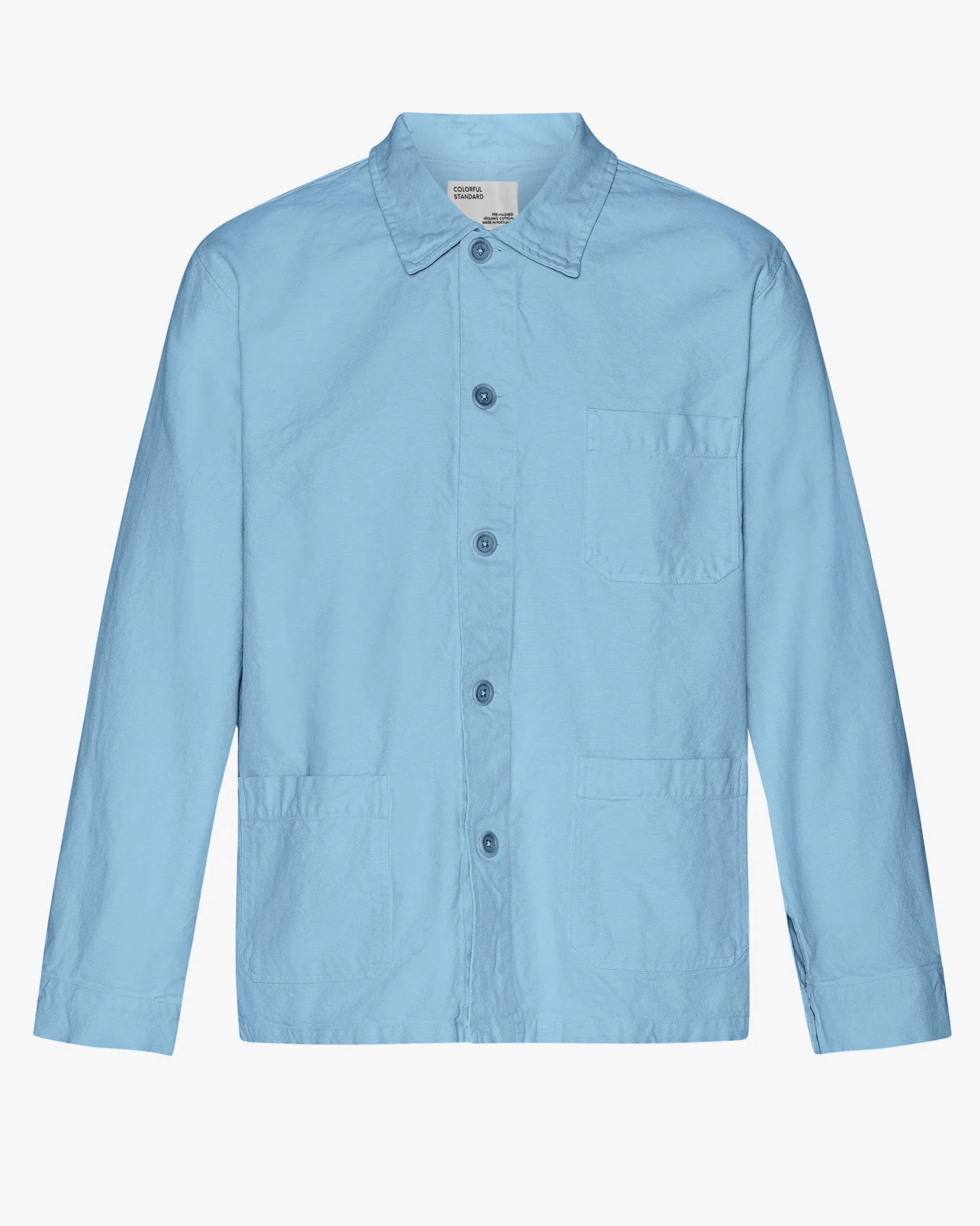 Organic Workwear Jacket - Seaside Blue
