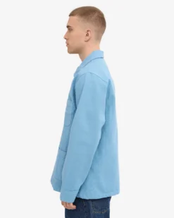 Organic Workwear Jacket - Seaside Blue