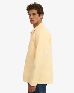 Organic Workwear Jacket - Soft Yellow