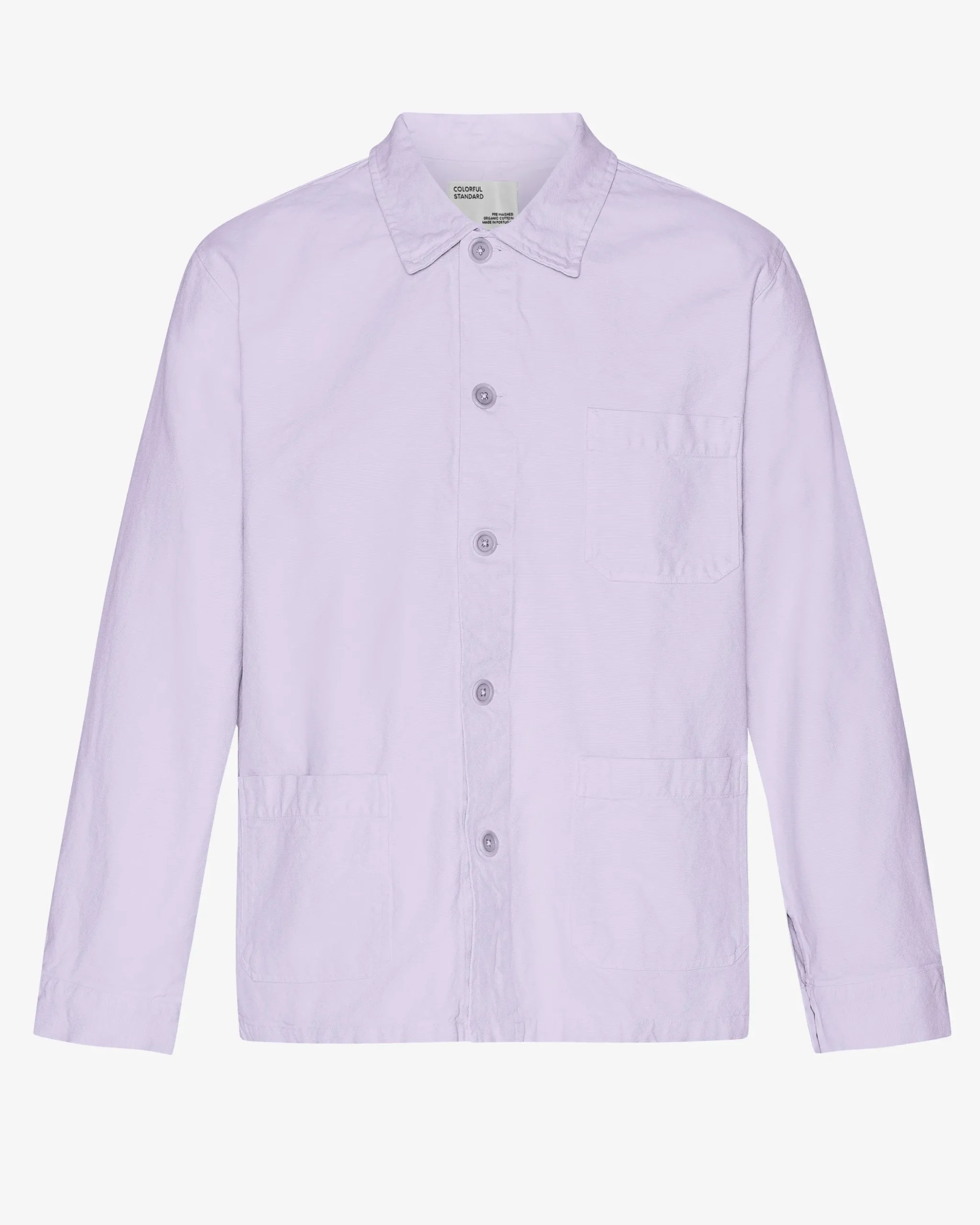 Organic Workwear Jacket - Soft Lavender