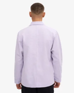 Organic Workwear Jacket - Soft Lavender