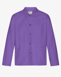 Organic Workwear Jacket - Ultra Violet