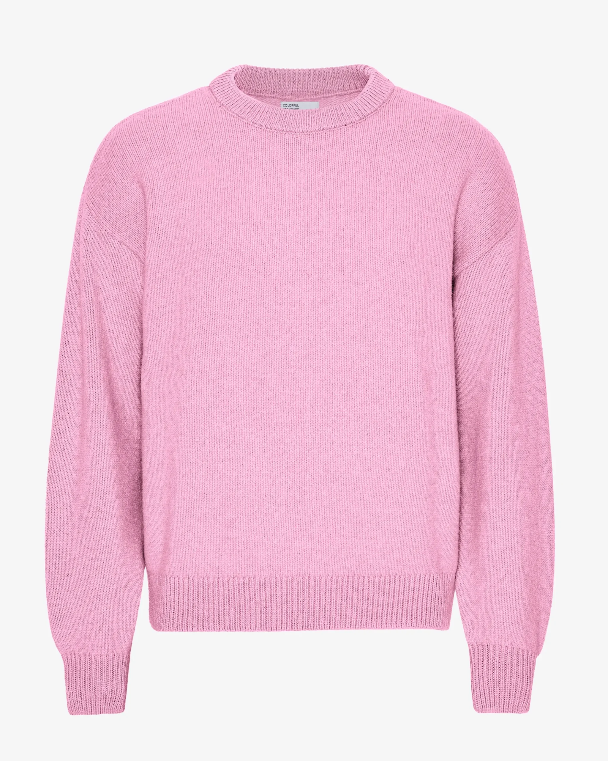 Oversized Merino Wool Crew - Cherry Blossom