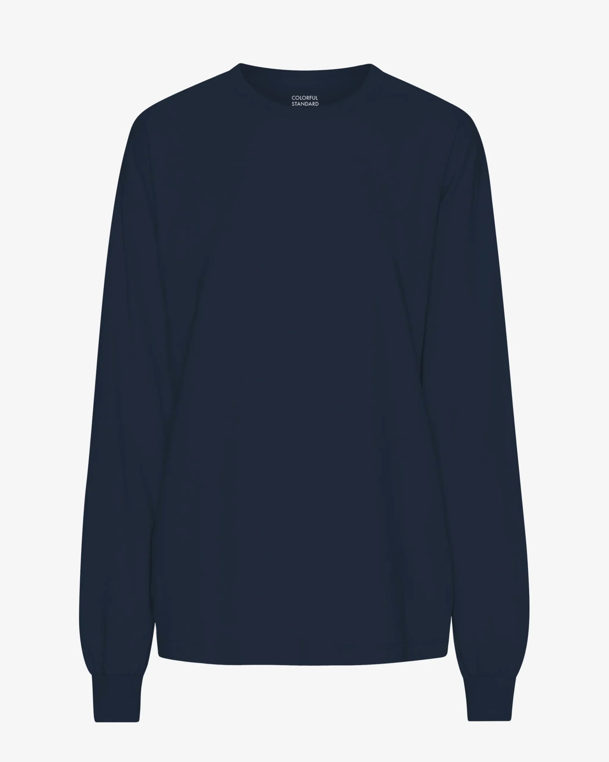 Oversized Organic LS T-Shirt - Navy Blue