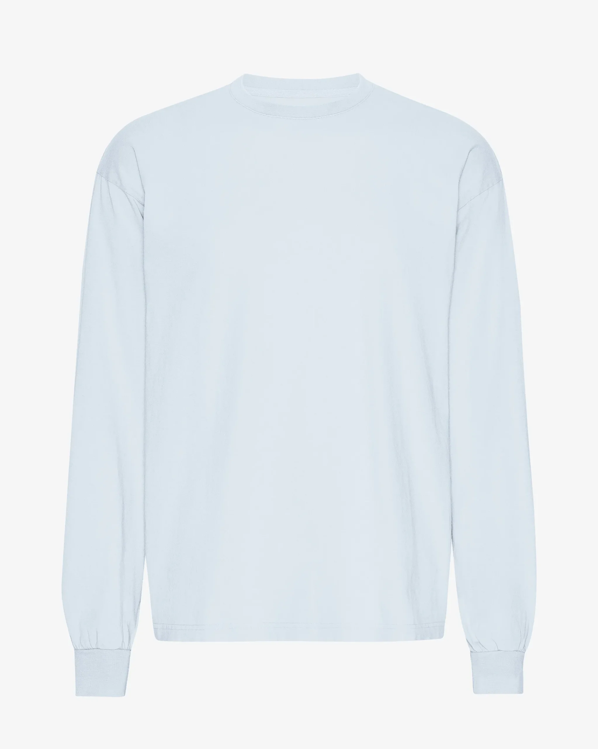 Oversized Organic LS T-Shirt - Polar Blue