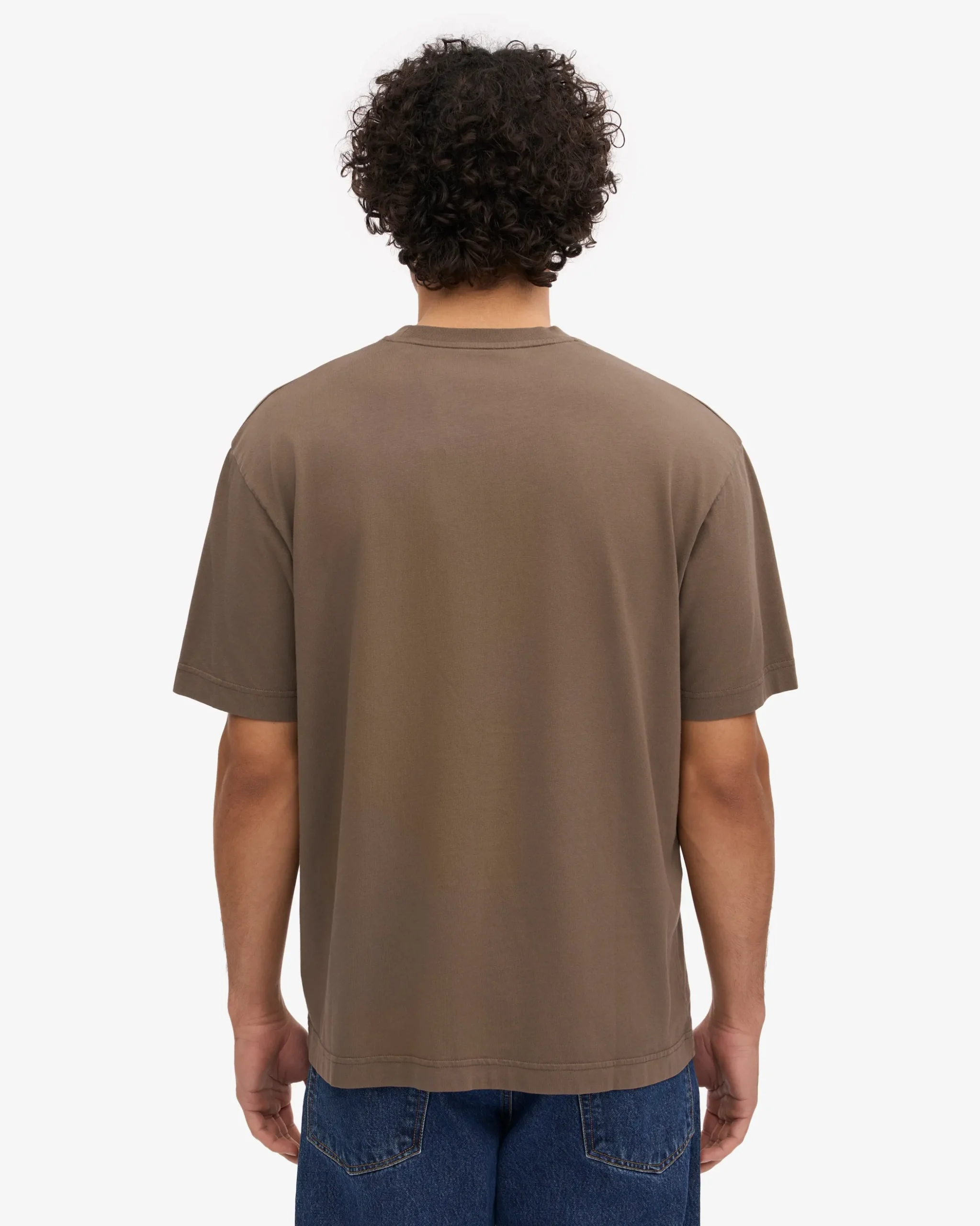 Oversized Organic T-Shirt - Cedar Brown