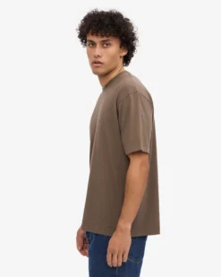 Oversized Organic T-Shirt - Cedar Brown