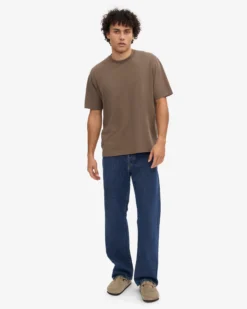 Oversized Organic T-Shirt - Cedar Brown