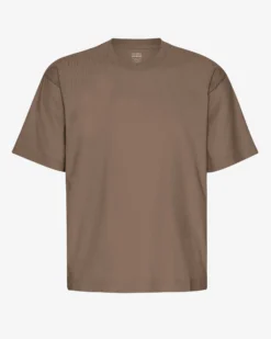 Oversized Organic T-Shirt - Cedar Brown