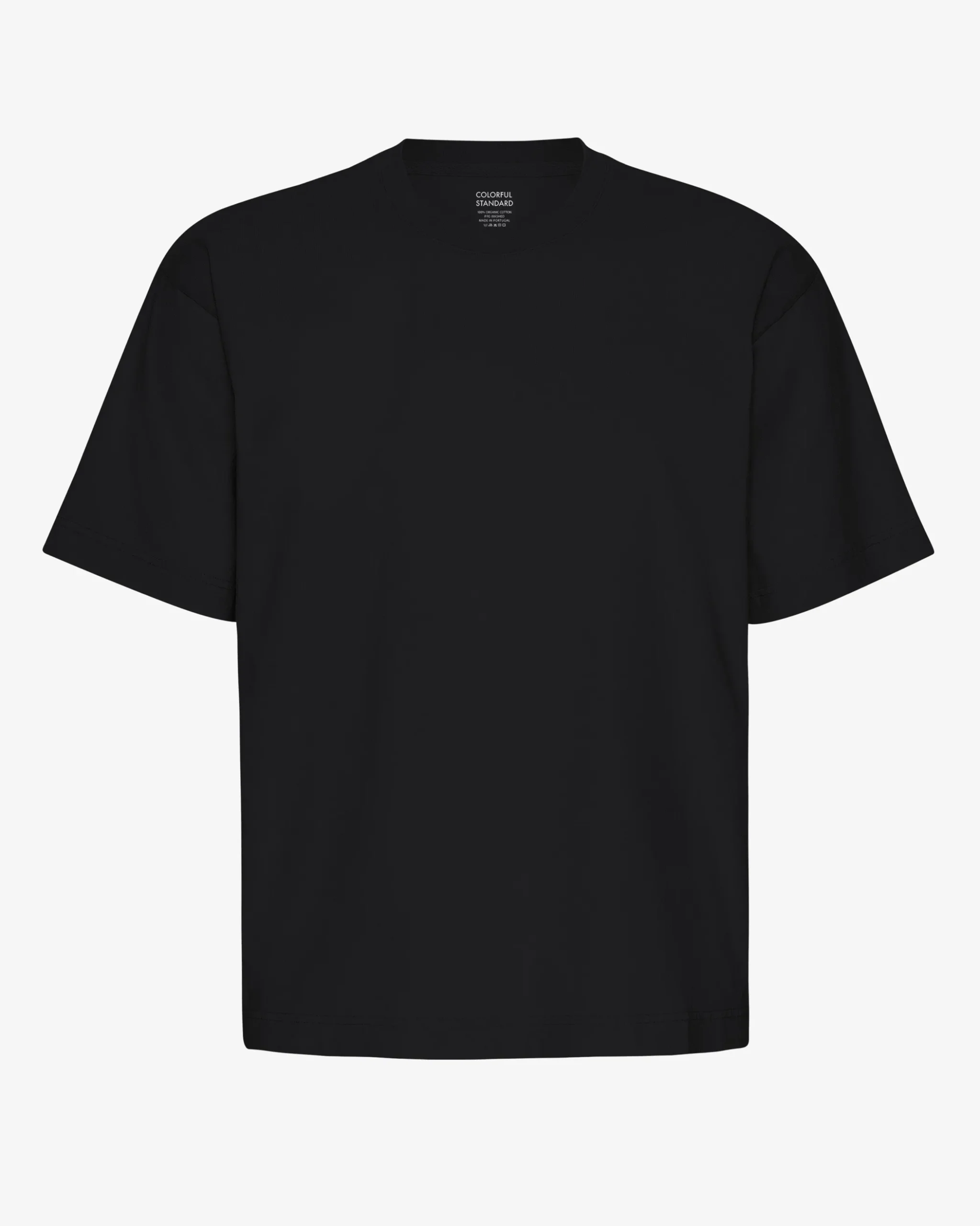 Oversized Organic T-Shirt - Deep Black