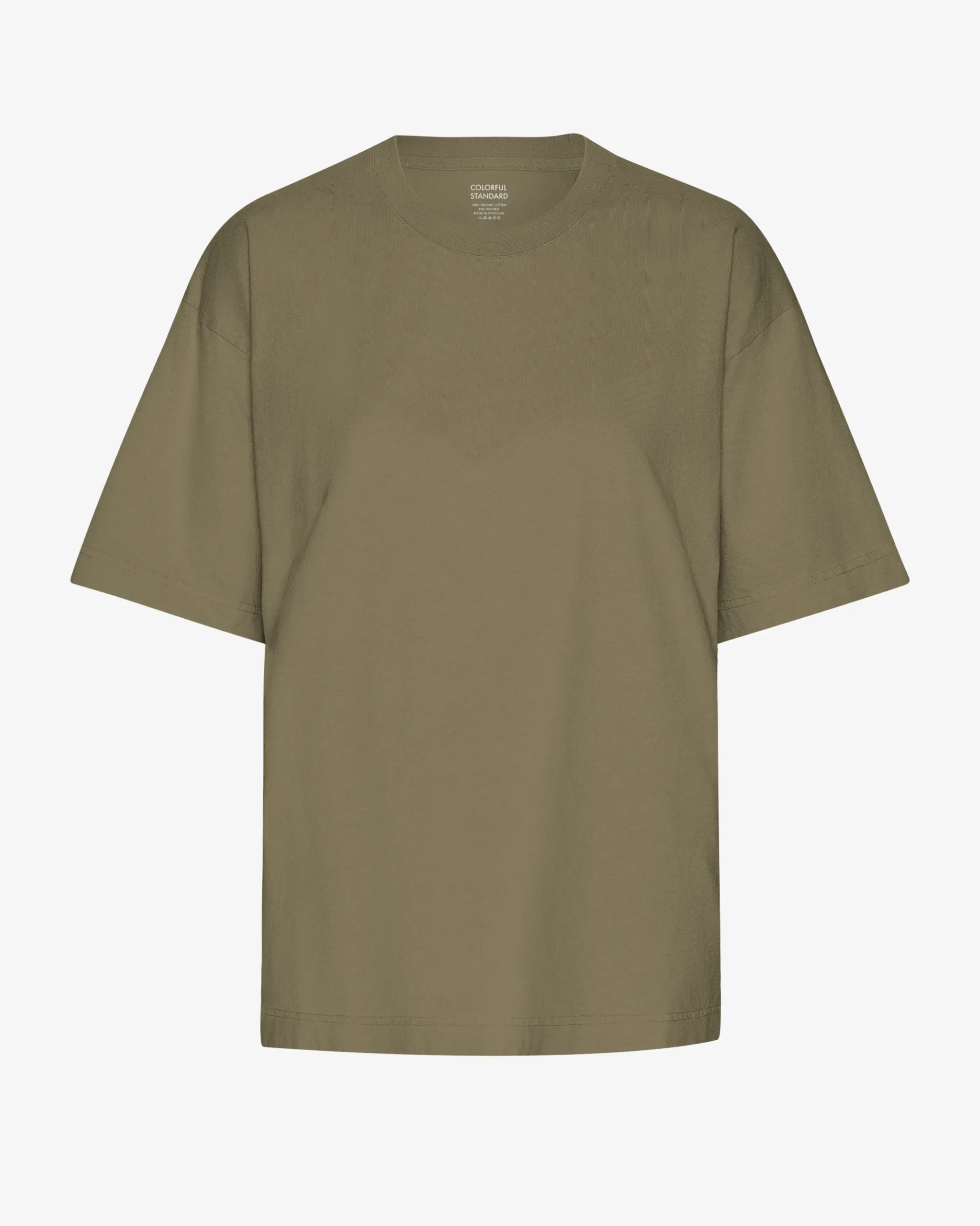 Oversized Organic T-Shirt - Dusty Olive