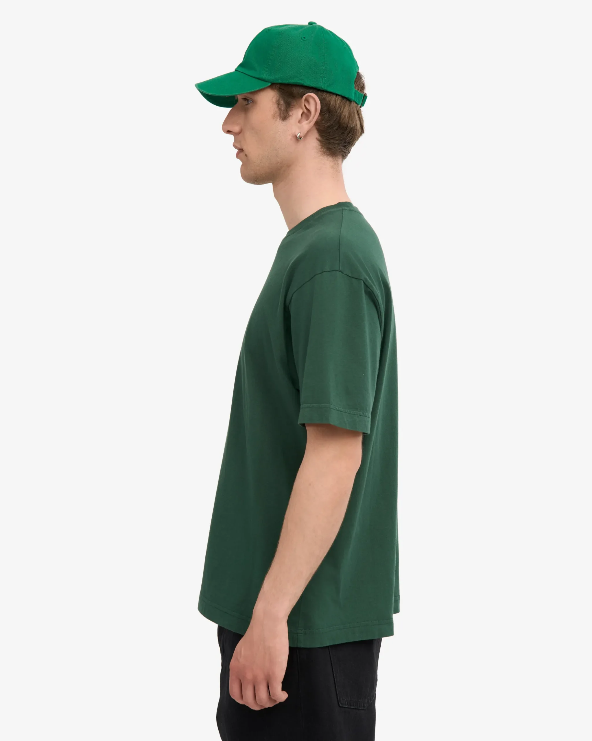 Oversized Organic T-Shirt - Emerald Green