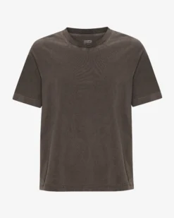 Oversized Organic T-Shirt - Faded Mud