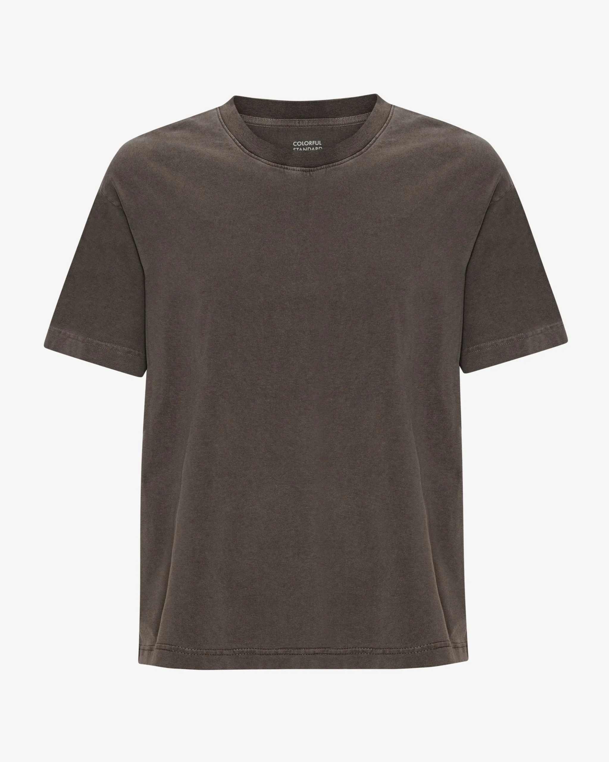 Oversized Organic T-Shirt - Faded Mud