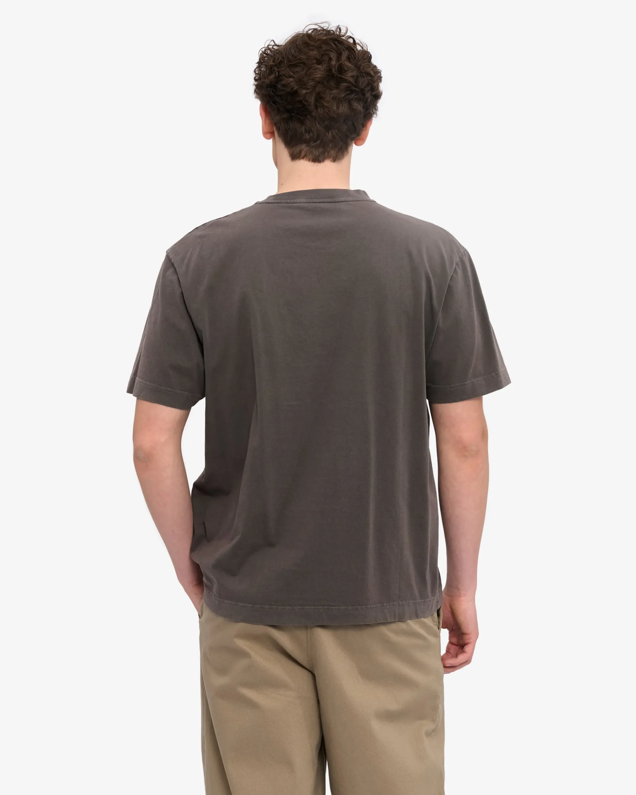 Oversized Organic T-Shirt - Faded Mud