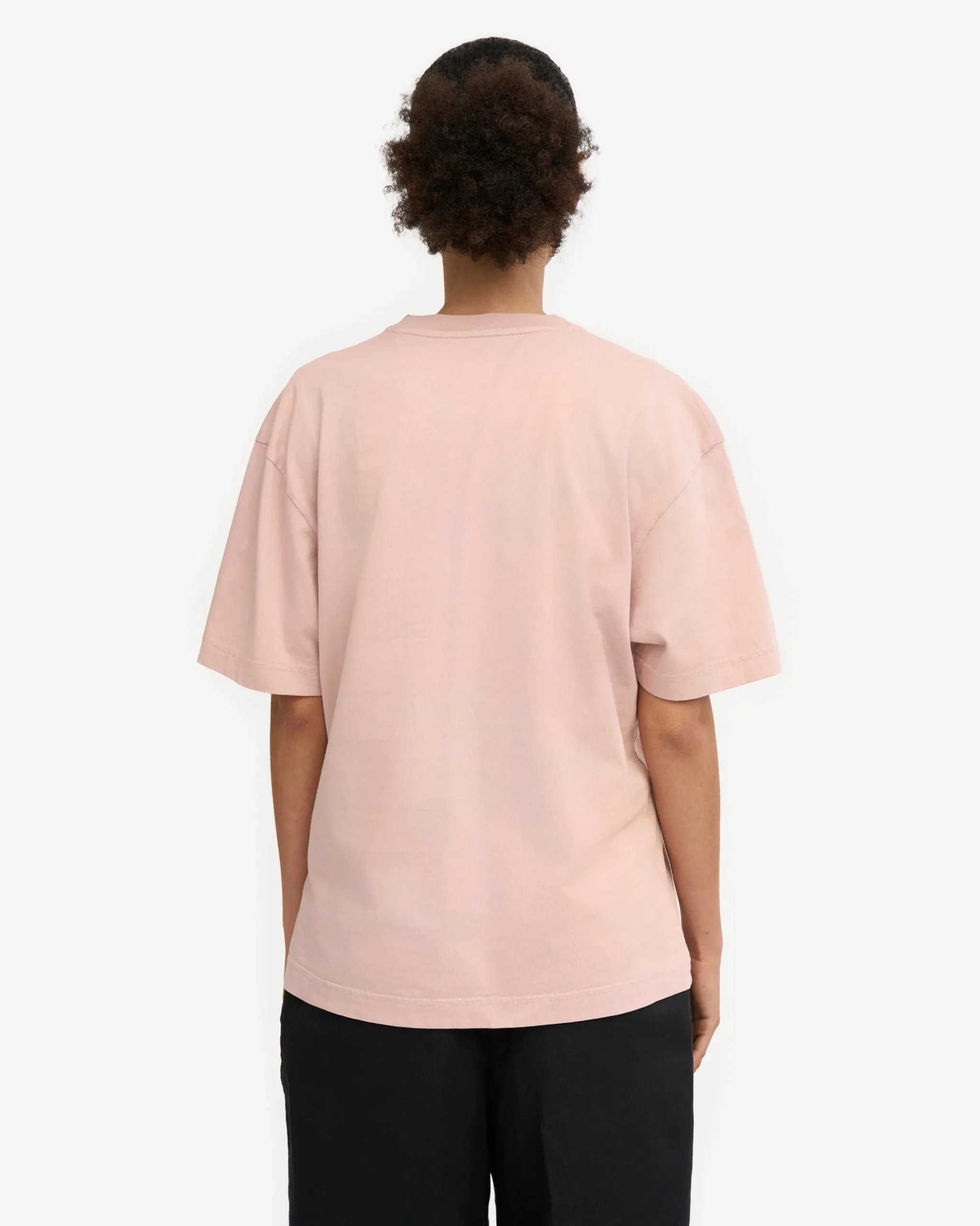 Oversized Organic T-Shirt - Faded Pink