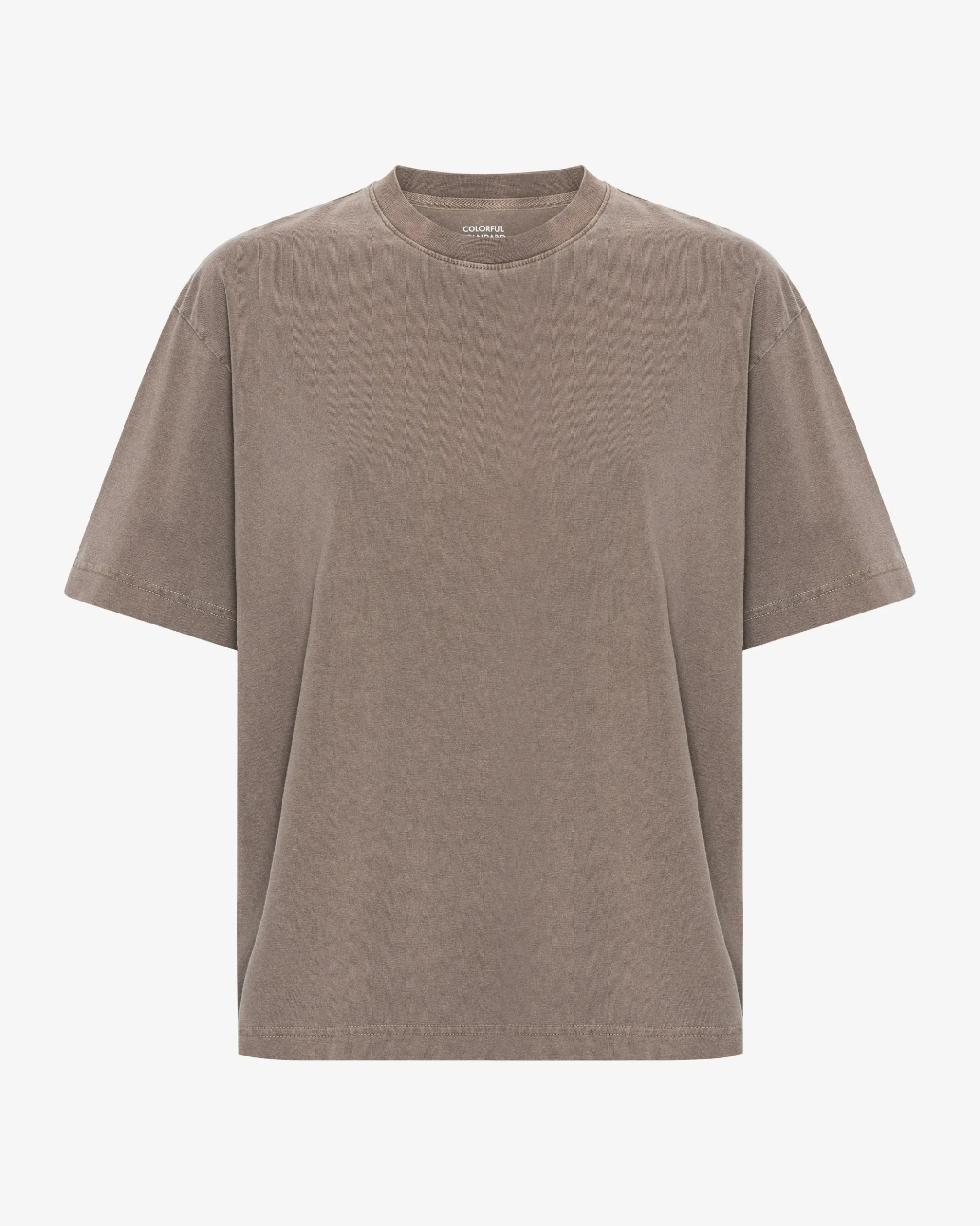 Oversized Organic T-Shirt - Faded Khaki