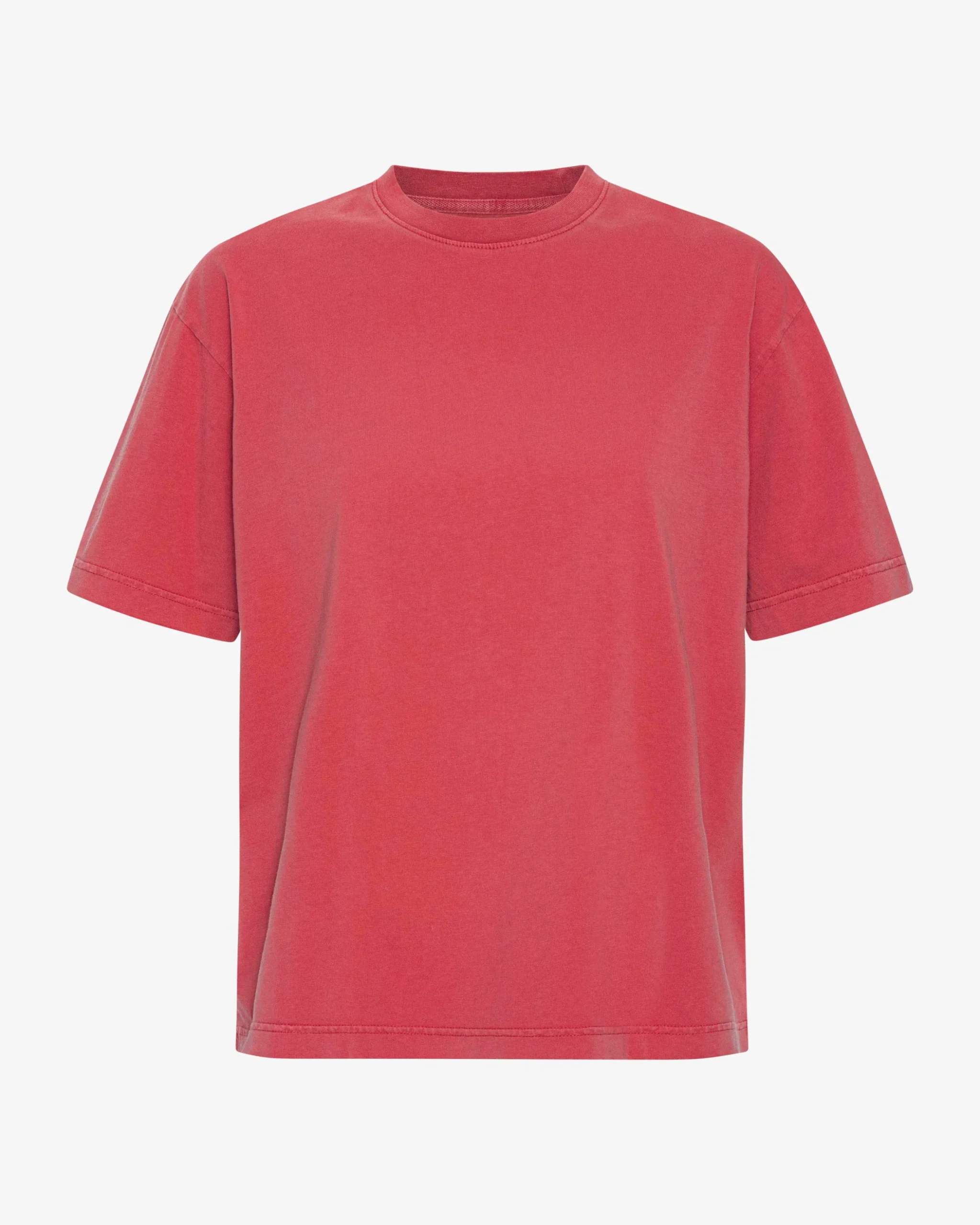 Oversized Organic T-Shirt - Faded Red