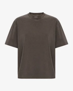 Oversized Organic T-Shirt - Faded Mud