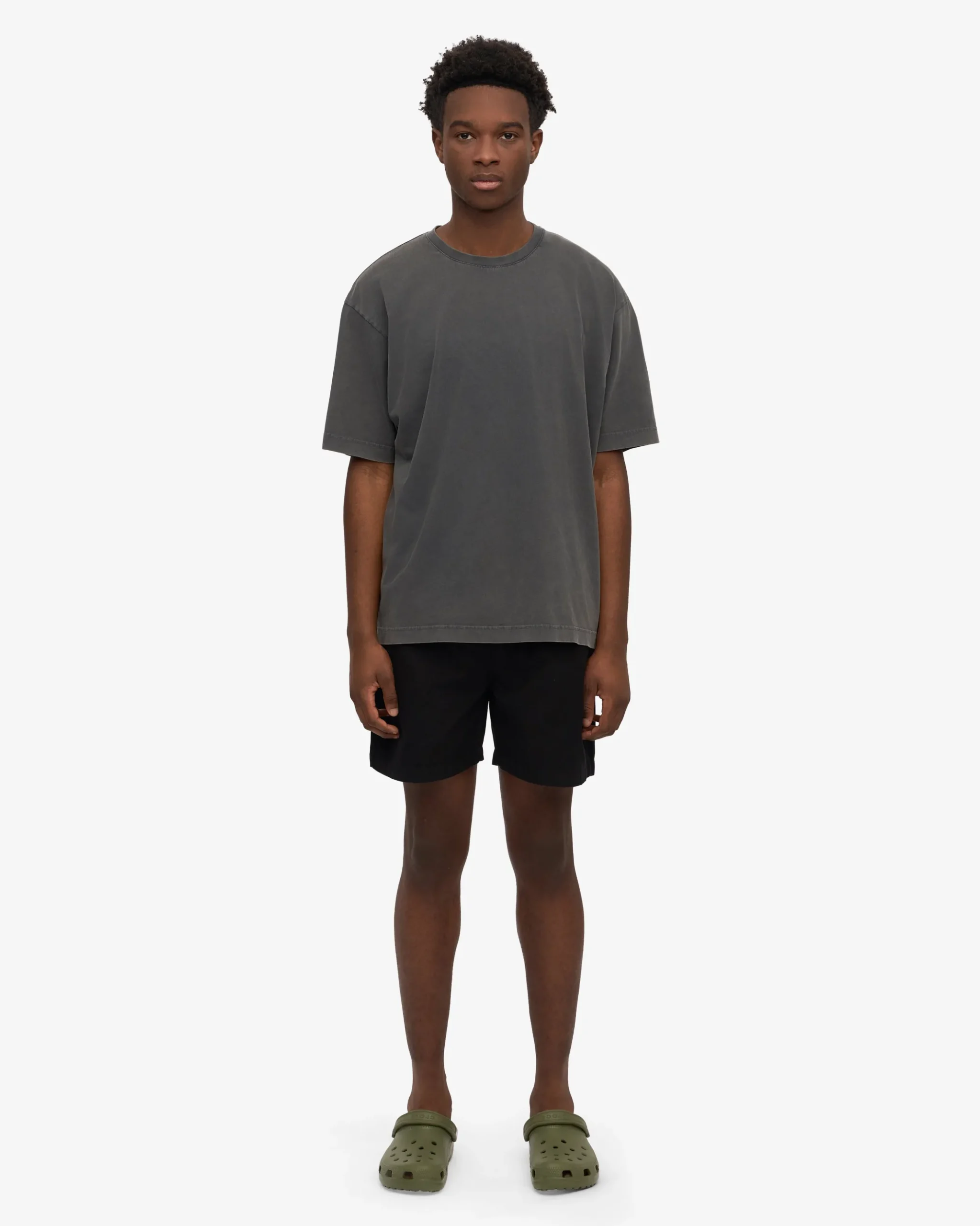Oversized Organic T-Shirt - Faded Black (3-Pack)
