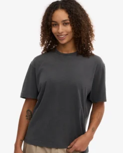 Oversized Organic T-Shirt - Faded Black