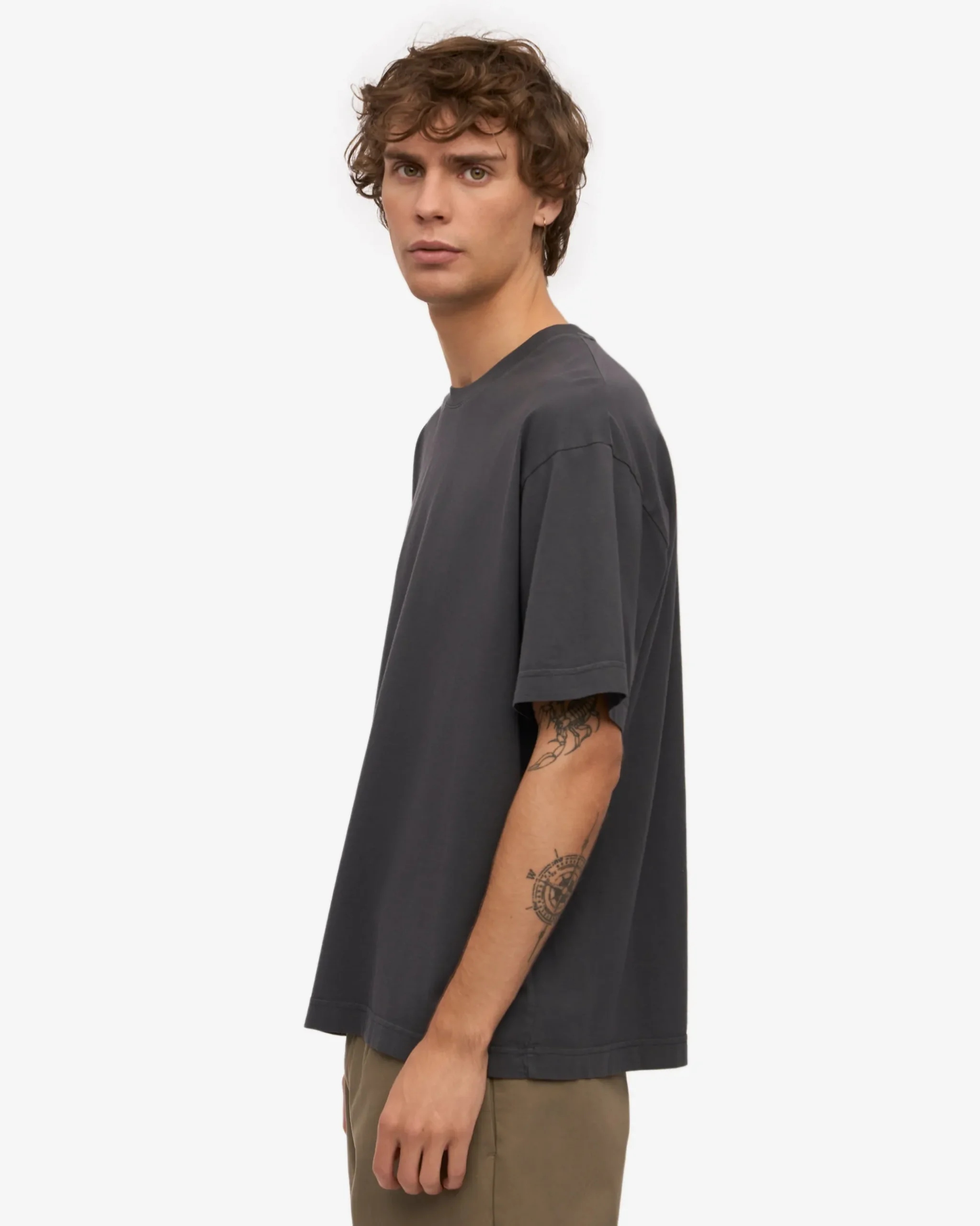 Oversized Organic T-Shirt - Lava Grey (3-Pack)