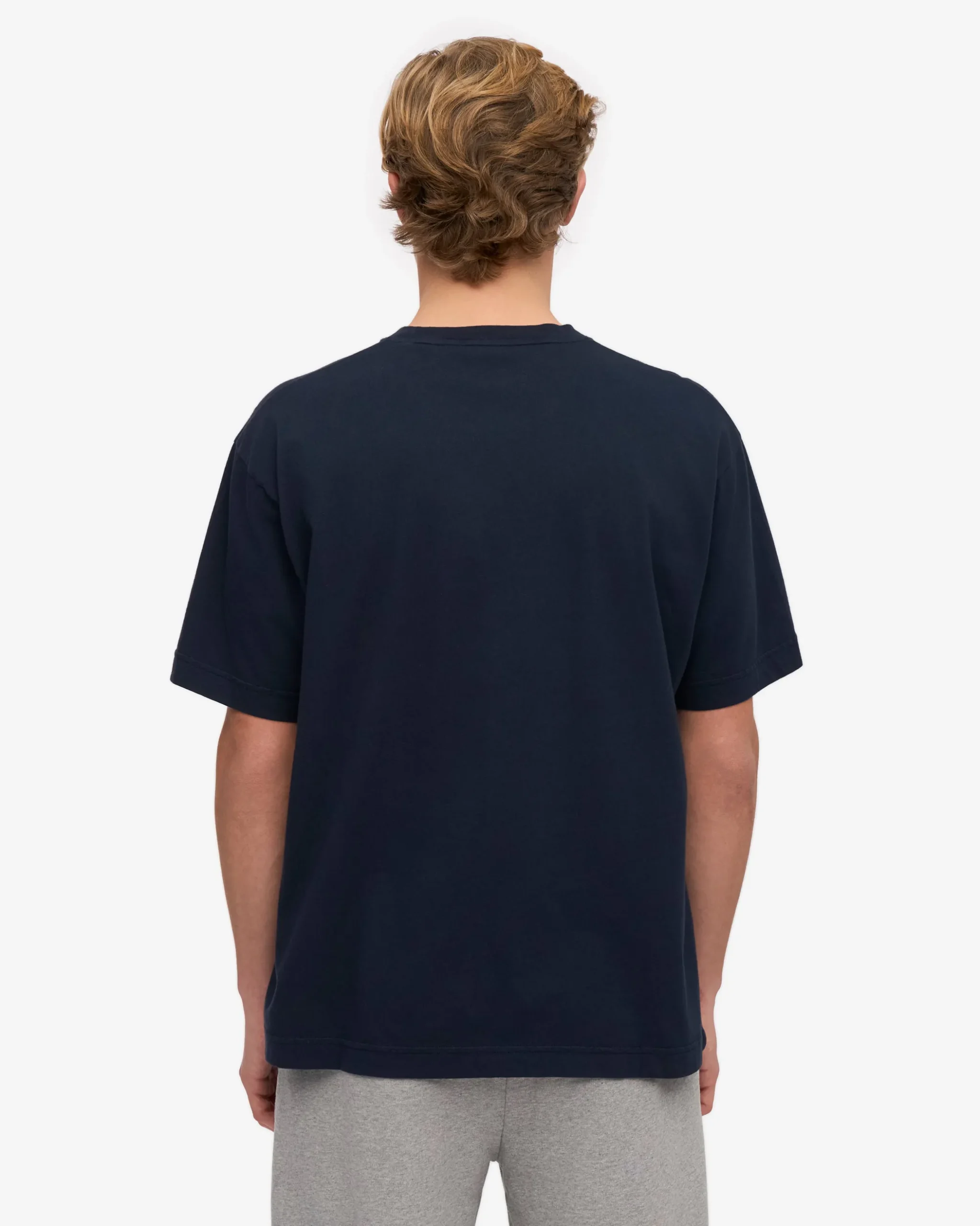 Oversized Organic T-Shirt - Navy Blue (3-Pack)