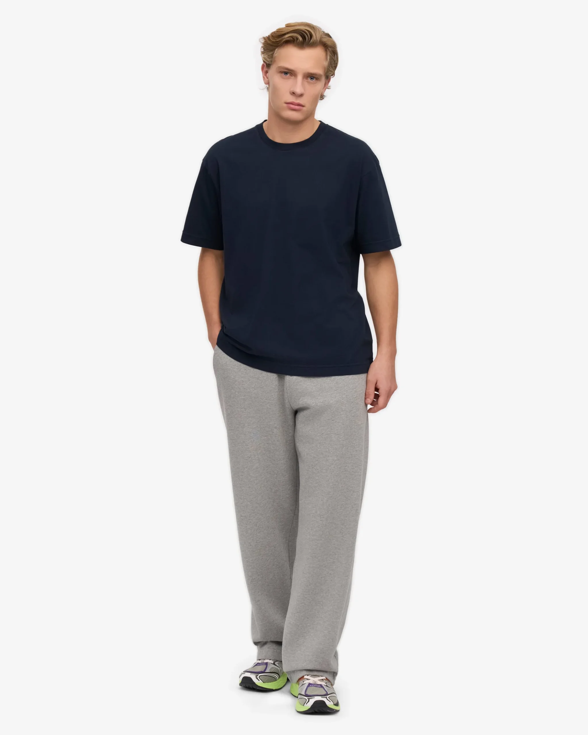 Oversized Organic T-Shirt - Navy Blue (3-Pack)