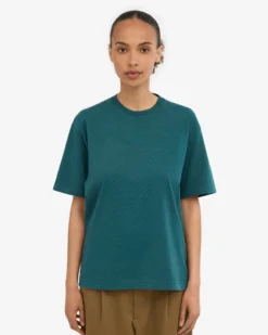Oversized Organic T-Shirt - Ocean Green