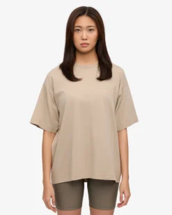 Oversized Organic T-Shirt - Oyster Grey