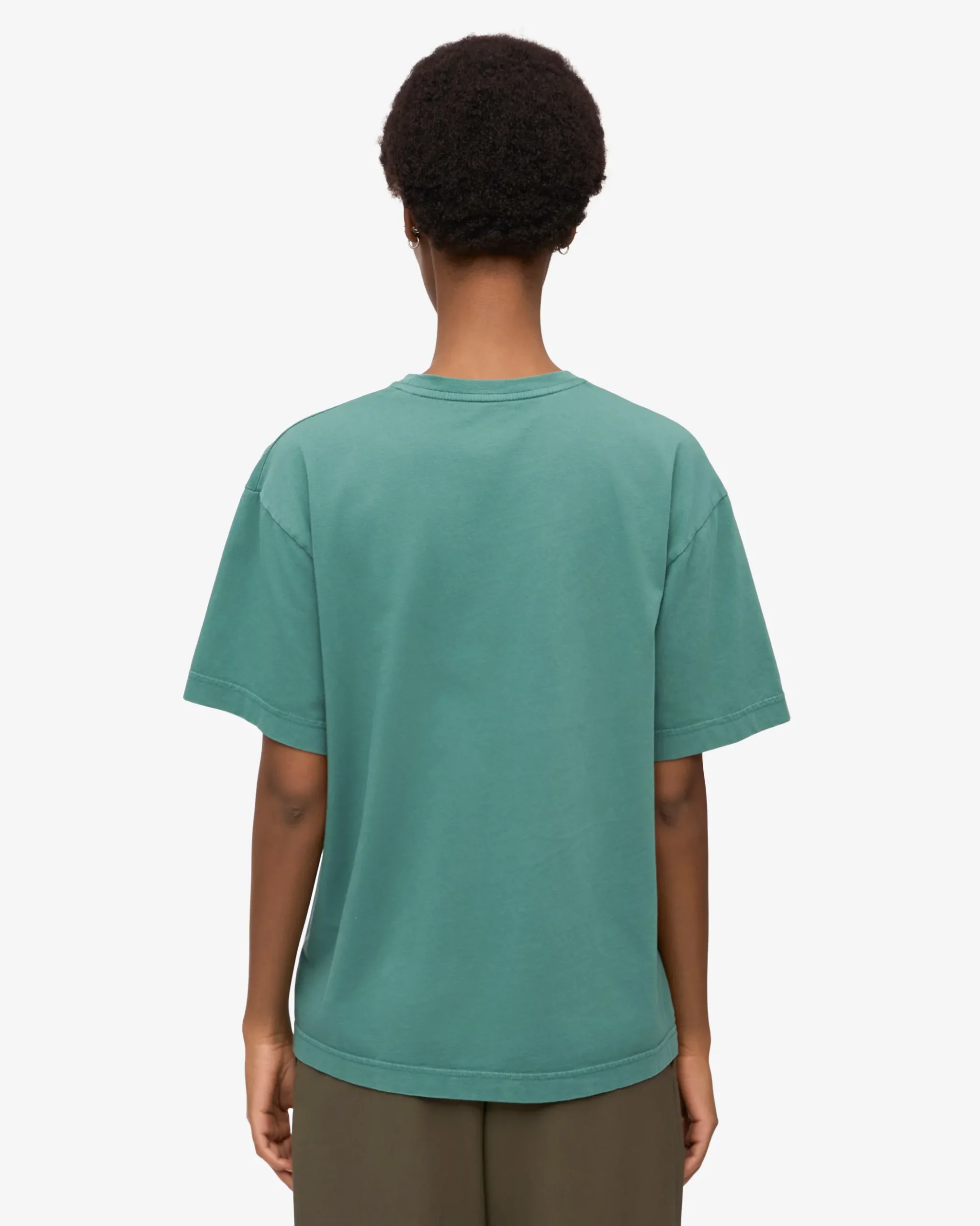 Oversized Organic T-Shirt - Pine Green