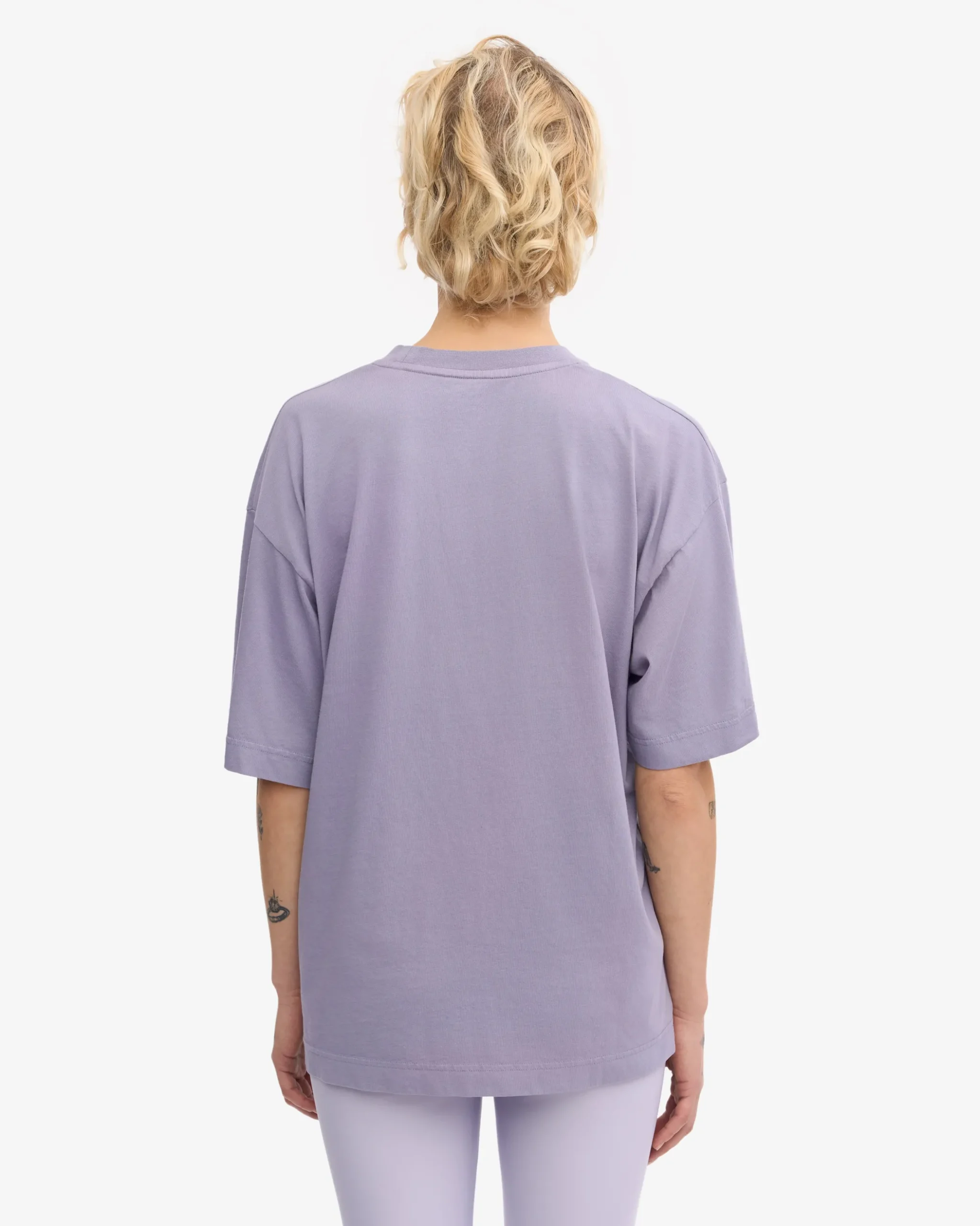 Oversized Organic T-Shirt - Purple Jade