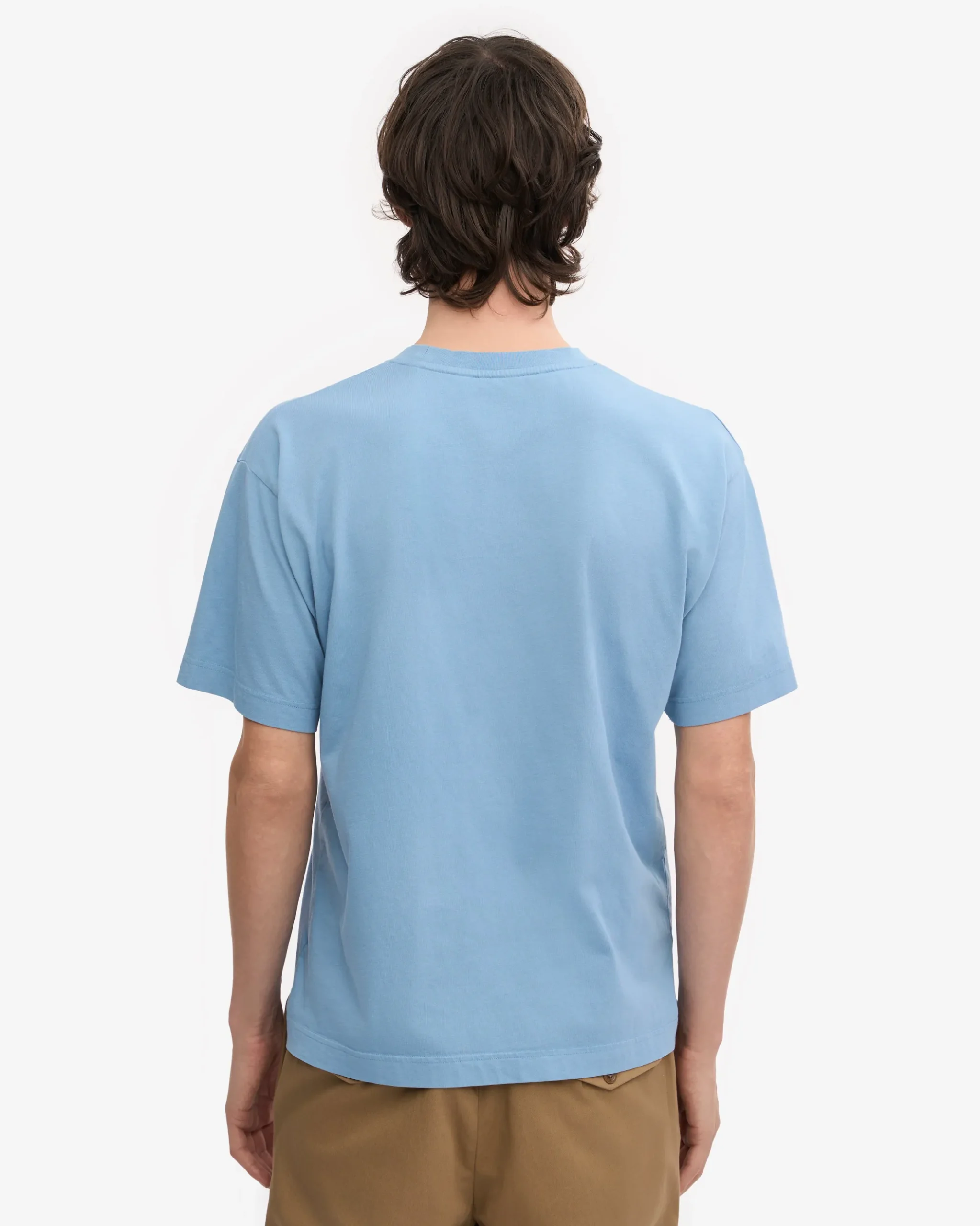 Oversized Organic T-Shirt - Seaside Blue