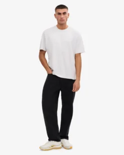 Oversized Organic T-Shirt - Snow Melange