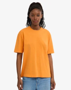 Oversized Organic T-Shirt - Sunny Orange