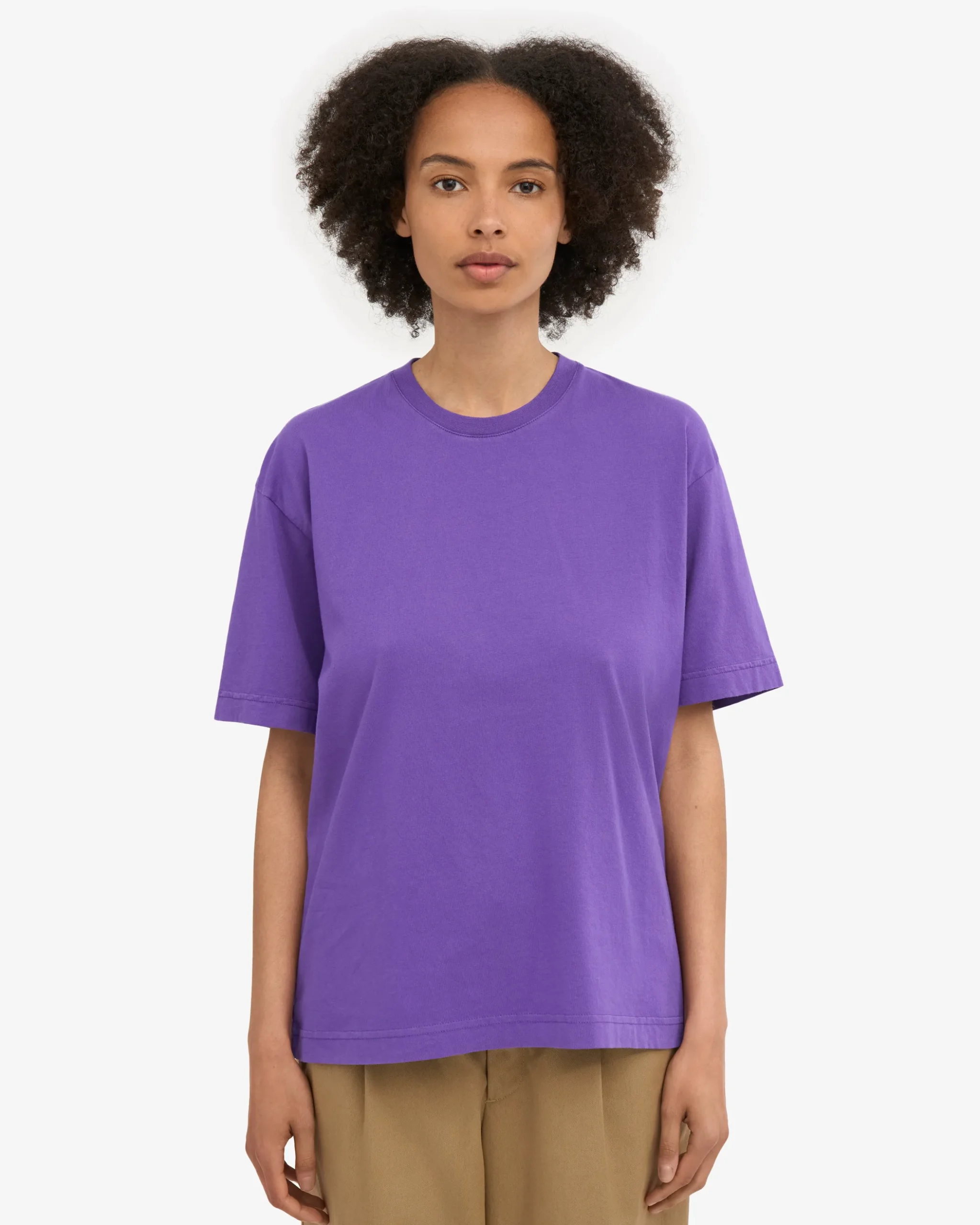 Oversized Organic T-Shirt - Ultra Violet
